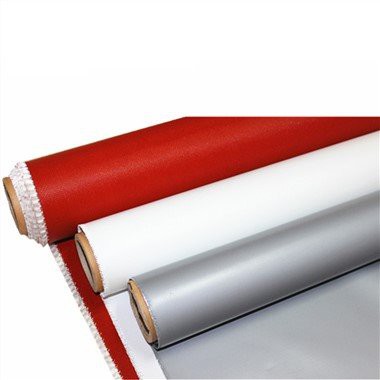 Vải sợi thủy tinh cao su silicone được gia cố